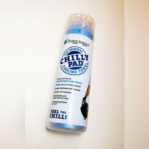 Frogg Toggs Chilly Pad Cooling Reusable Towel Blue 33" × 13"